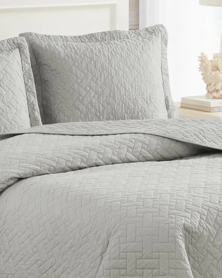 Tommy Bahama Quilts & Blankets<Raffia Solid 2-Piece Twin Quilt Set