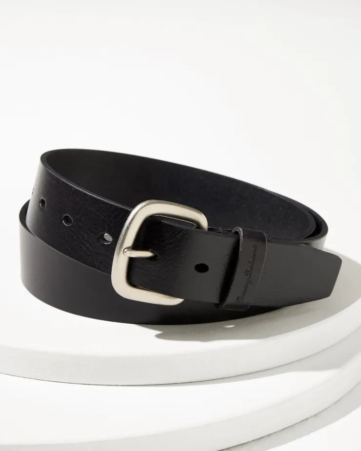 Tommy Bahama Belts<Raw Edge Leather Belt