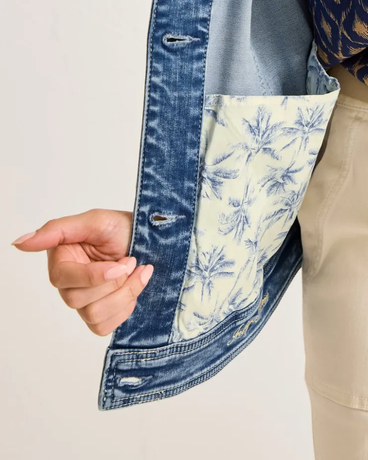 Women Tommy Bahama Jackets<Relaxed Jean Jacket