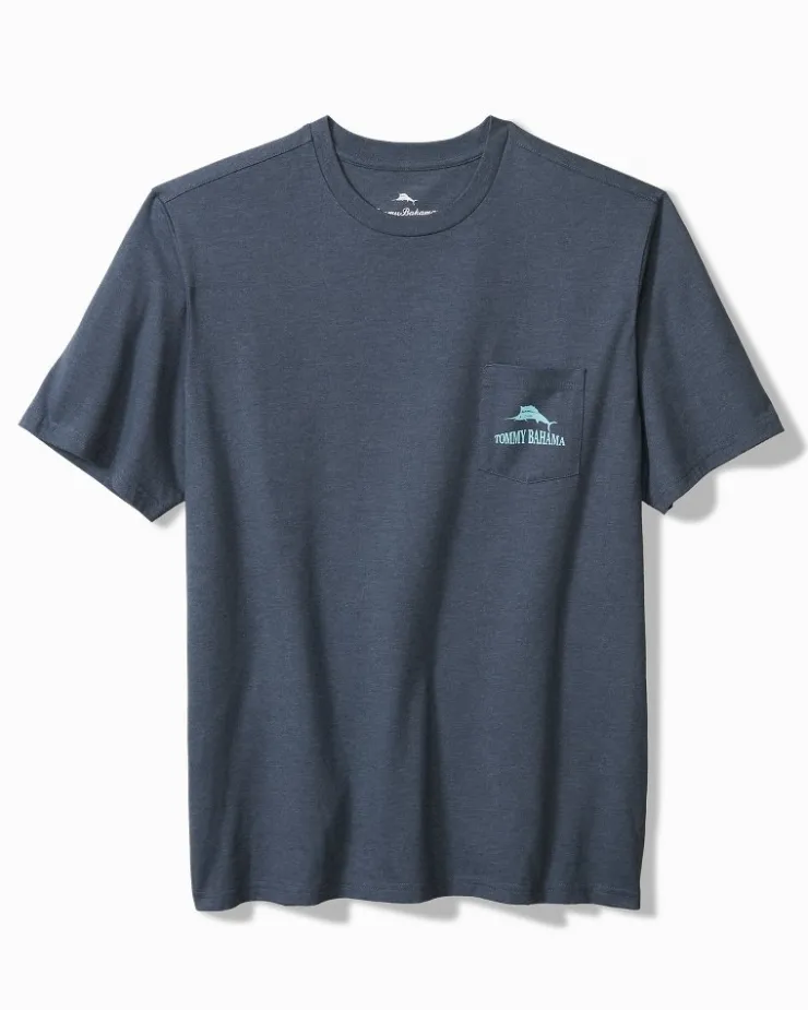 Tommy Bahama T-Shirts<Rumming Back, Wine Retriever Pocket T-Shirt