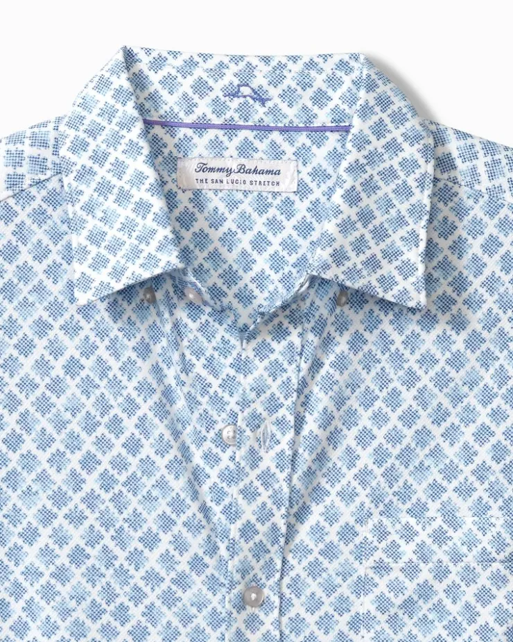 Tommy Bahama Shirts<San Lucio Geo Getaway Stretch Knit Shirt