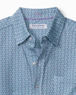 Tommy Bahama Shirts<San Lucio Plaza Geo Stretch Knit Shirt