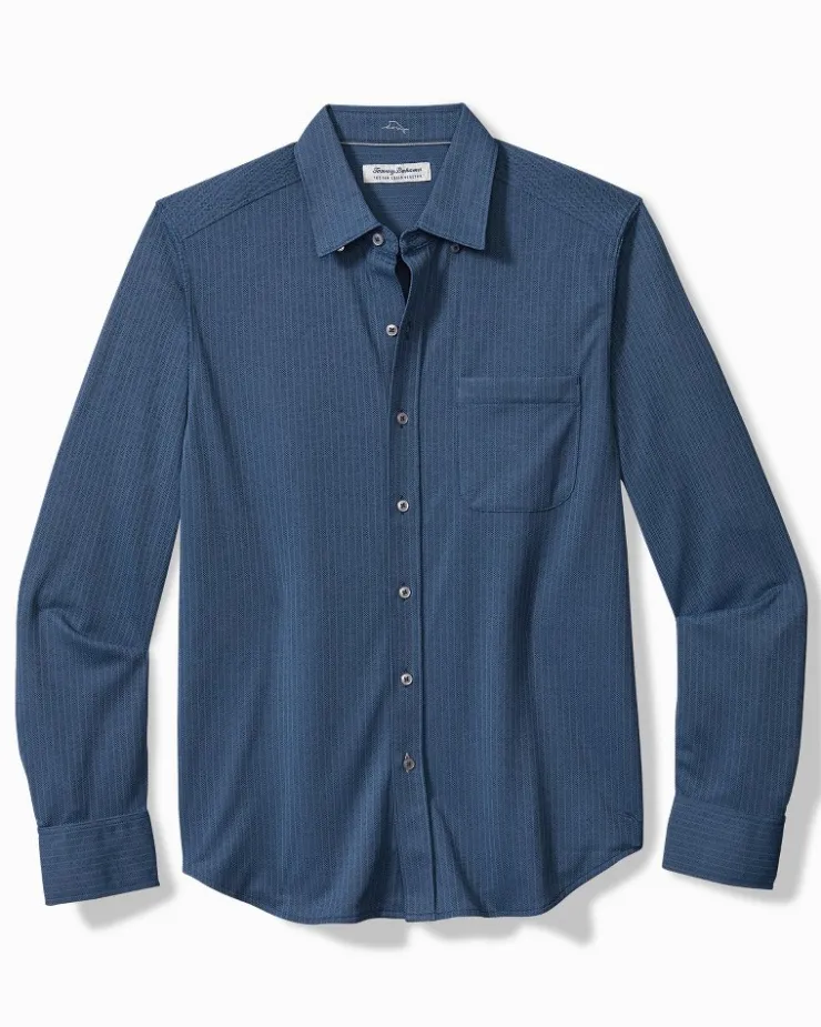 Tommy Bahama Shirts<San Lucio Studio Stripe Stretch Knit Shirt
