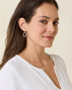 Women Tommy Bahama Jewelry<Sanibel Island Crystal Link Drop Earrings