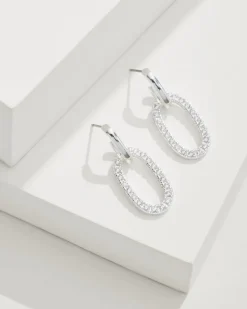 Women Tommy Bahama Jewelry<Sanibel Island Crystal Link Drop Earrings