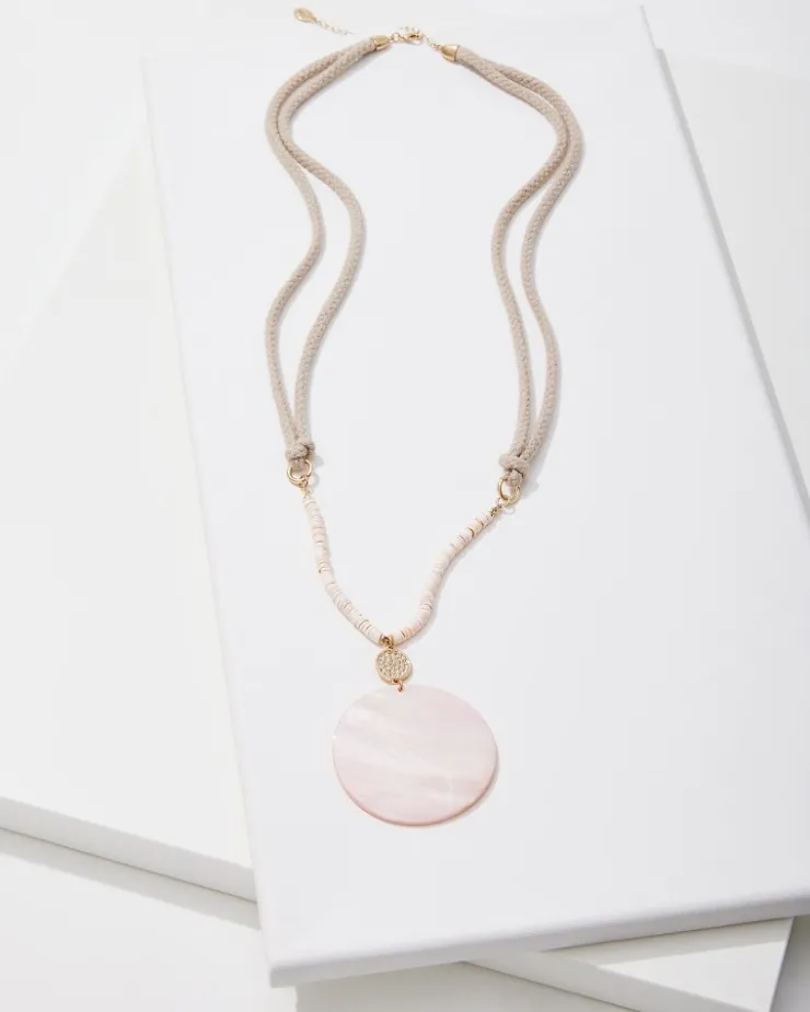 Women Tommy Bahama Jewelry<Sanibel Island Large Mother-of-Pearl Pendant Necklace