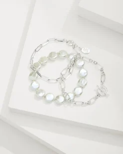 Women Tommy Bahama Jewelry<Sanibel Island Link & Pearl Bracelet Set