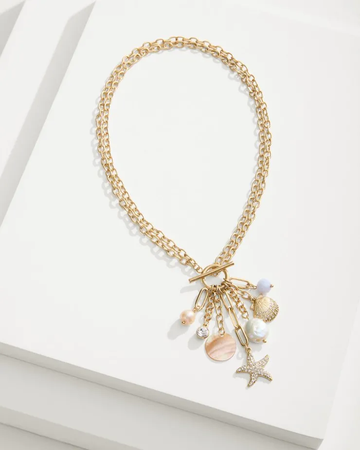Women Tommy Bahama Jewelry<Sanibel Island Multi-Charm Necklace