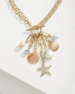 Women Tommy Bahama Jewelry<Sanibel Island Multi-Charm Necklace