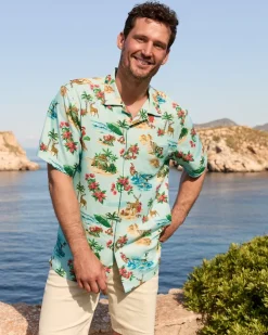 Tommy Bahama Shirts<Santa Shores Silk Camp Shirt