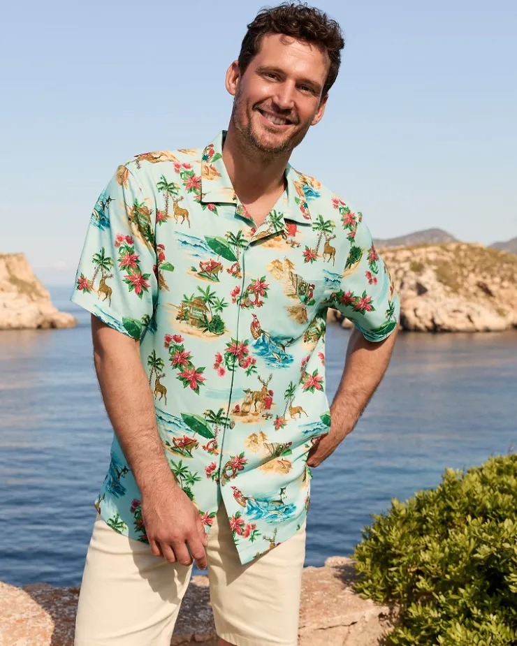 Tommy Bahama Shirts<Santa Shores Silk Camp Shirt