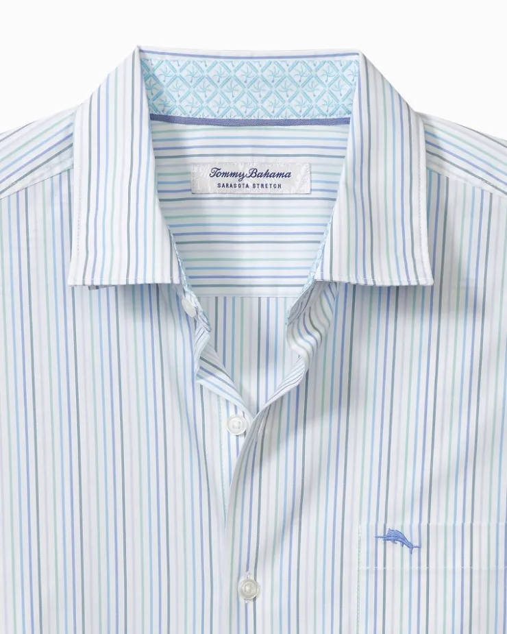 Tommy Bahama Shirts<Sarasota Stretch Marina Stripe IslandZone® Shirt
