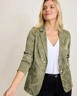 Women Tommy Bahama Jackets<Satin Jacquard Blazer