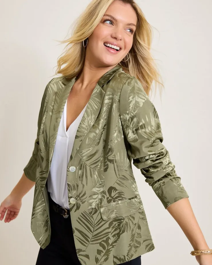 Women Tommy Bahama Jackets<Satin Jacquard Blazer
