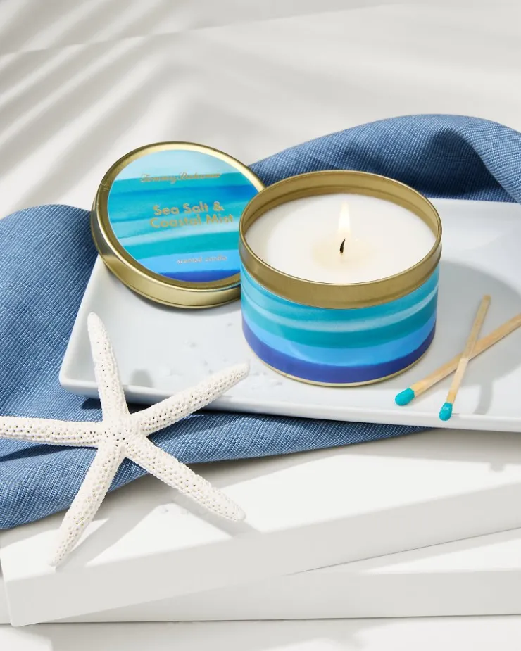 Tommy Bahama Candles & Diffusers<Sea Salt and Coastal Mist 6-oz. Tin Candle