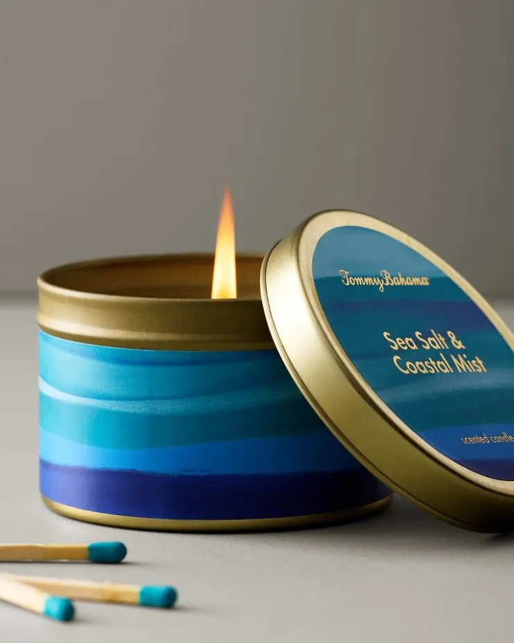 Tommy Bahama Candles & Diffusers<Sea Salt and Coastal Mist 6-oz. Tin Candle