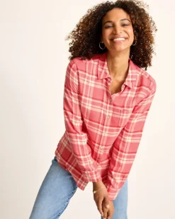 Women Tommy Bahama Tops & Shirts<Seabed Sands Flannel Shirt