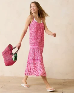Women Tommy Bahama Beach Coverups|Dresses<Shell Beach Midi Coverup Dress
