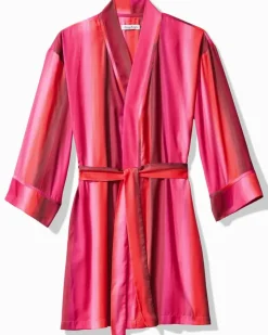 Women Tommy Bahama Sleepwear<Short Satin Robe