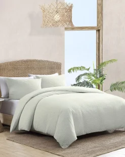 Tommy Bahama Comforters & Duvets<Solid Basketweave 3-Piece King Comforter Set