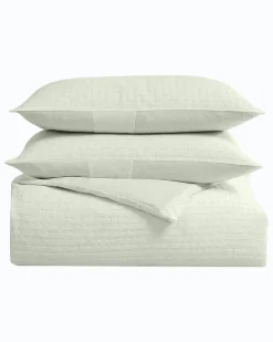 Tommy Bahama Comforters & Duvets<Solid Basketweave 3-Piece King Comforter Set