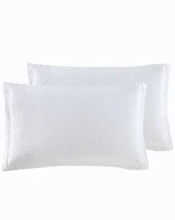 Tommy Bahama Pillows & Shams<Solid Costa Sera 2-Piece King Quilted Sham Set