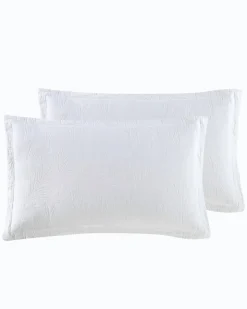 Tommy Bahama Pillows & Shams<Solid Costa Sera 2-Piece Standard Quilted Sham Set