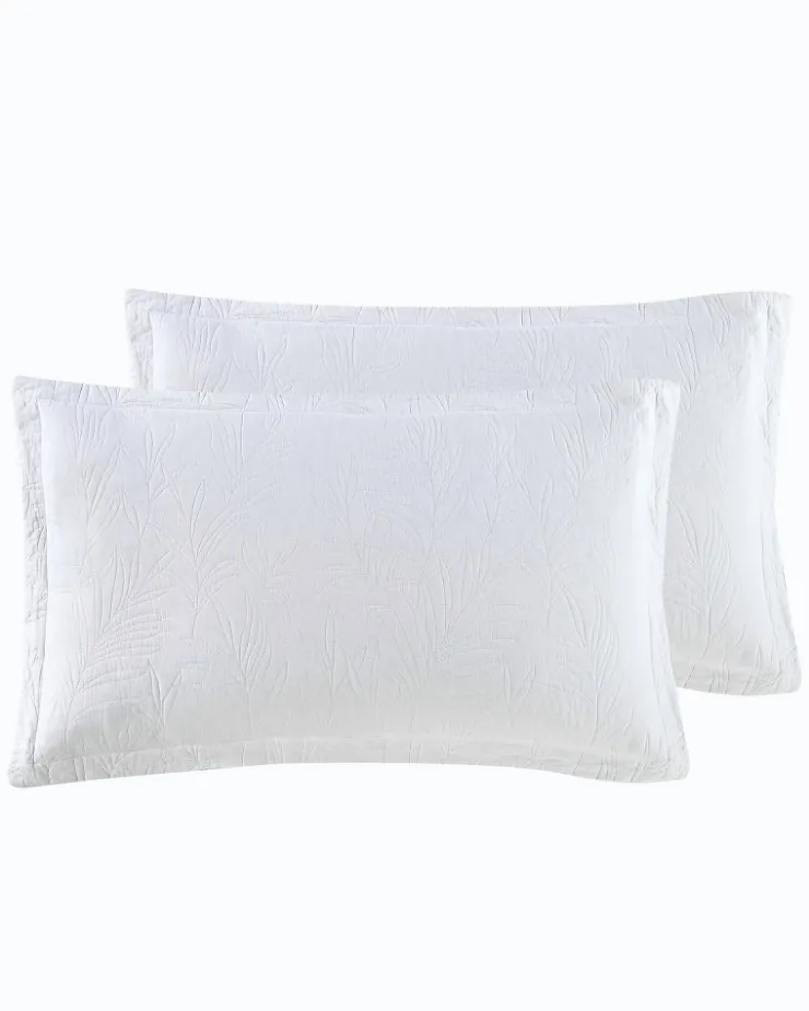 Tommy Bahama Pillows & Shams<Solid Costa Sera 2-Piece Standard Quilted Sham Set