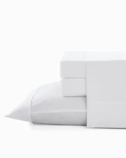 Tommy Bahama Sheet Sets & Bedskirts<Solid 4-Piece King Sheet Set