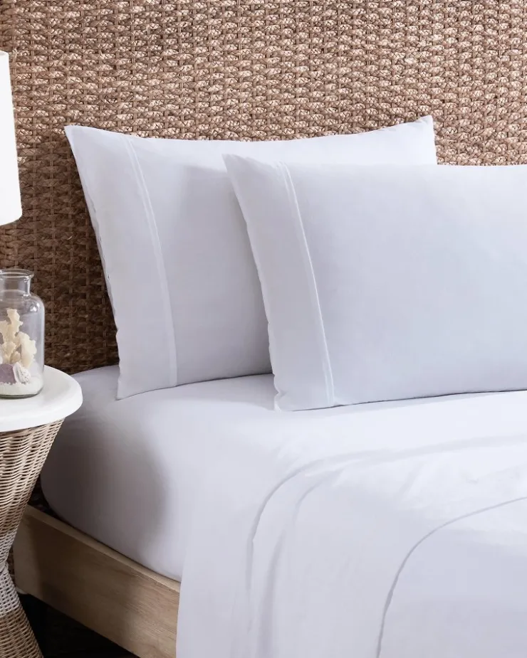 Tommy Bahama Sheet Sets & Bedskirts<Solid 4-Piece Queen Sheet Set