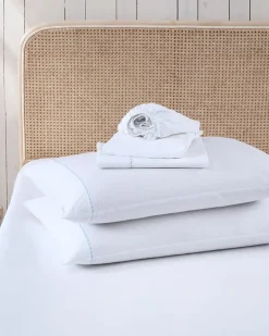 Tommy Bahama Sheet Sets & Bedskirts<Solid 4-Piece Queen Sheet Set - Blue