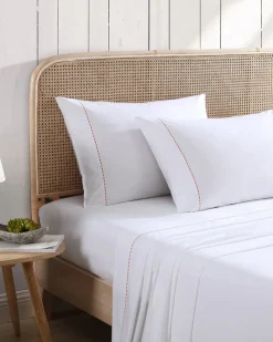Tommy Bahama Sheet Sets & Bedskirts<Solid 4-Piece Queen Sheet Set - Orange