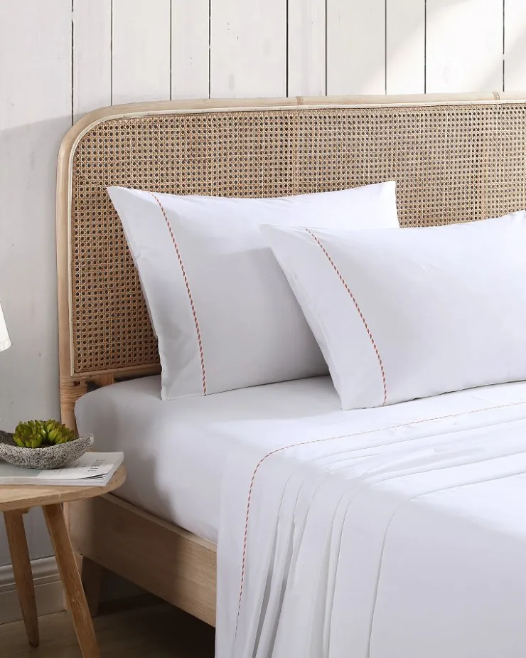 Tommy Bahama Sheet Sets & Bedskirts<Solid 4-Piece Queen Sheet Set - Orange