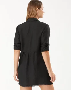 Women Tommy Bahama Beach Coverups<St. Lucia Linen-Blend Beach Shirt