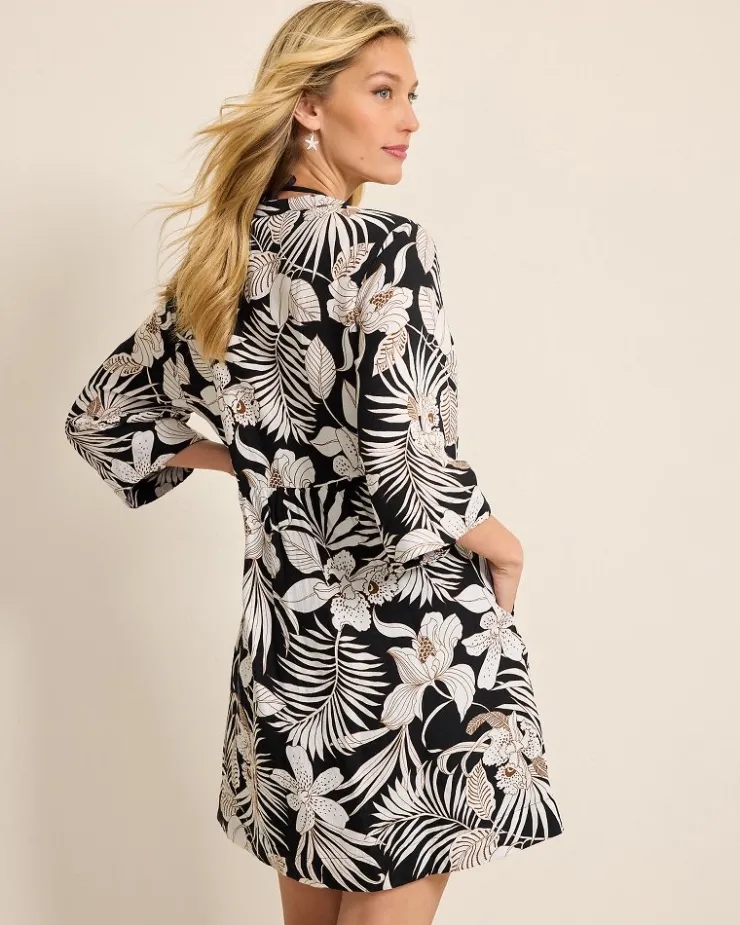 Women Tommy Bahama Beach Coverups|Dresses<St. Lucia Linen-Blend Blooms Coverup Dress