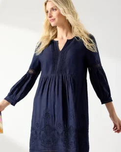 Women Tommy Bahama Beach Coverups|Dresses<St. Lucia Linen-Blend Coverup Dress