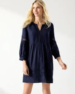 Women Tommy Bahama Beach Coverups|Dresses<St. Lucia Linen-Blend Coverup Dress