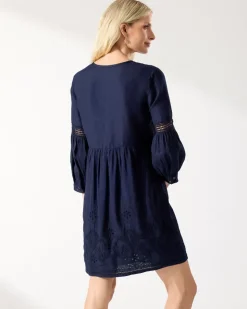 Women Tommy Bahama Beach Coverups|Dresses<St. Lucia Linen-Blend Coverup Dress