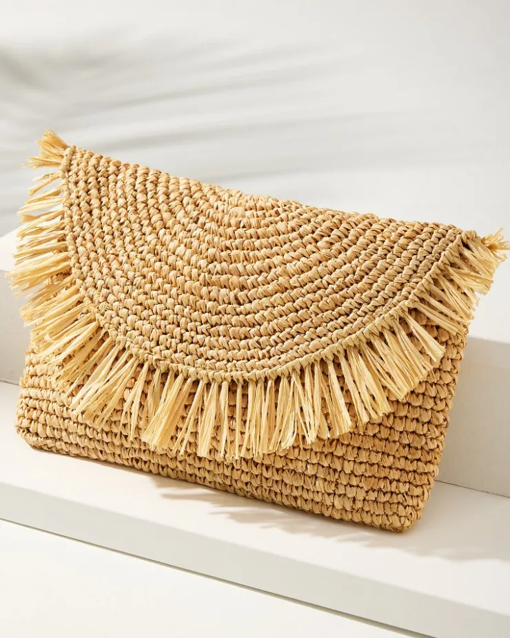 Women Tommy Bahama Handbags & Clutches<Sunburst Raffia Clutch