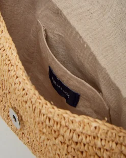 Women Tommy Bahama Handbags & Clutches<Sunburst Raffia Clutch