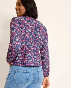 Women Tommy Bahama Jackets<Sweeping Floral Quilted Jacket