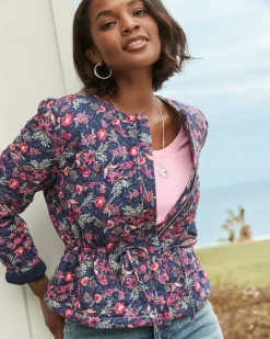 Women Tommy Bahama Jackets<Sweeping Floral Quilted Jacket
