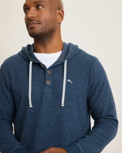 Tommy Bahama Loungewear & Pajamas<Textured Twill Stripe Hoodie