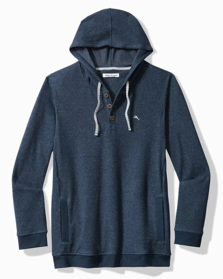 Tommy Bahama Loungewear & Pajamas<Textured Twill Stripe Hoodie