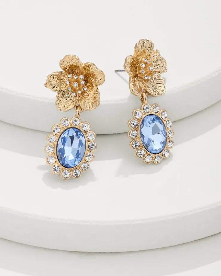 Women Tommy Bahama Jewelry<Tidal Treasure Floral Statement Drop Earrings