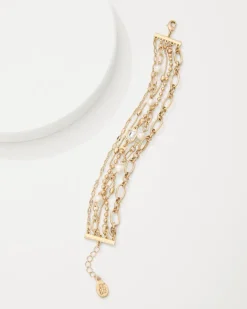 Women Tommy Bahama Jewelry<Tidal Treasure Pearl and Chain Layered Bracelet