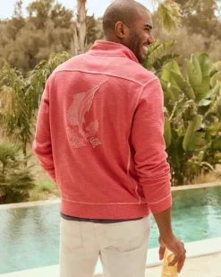 Tommy Bahama Sweatshirts<Tobago Bay Marlin Splash Half-Zip Sweatshirt