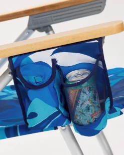Tommy Bahama Outdoor Chairs|Beach Chairs<Blue Monstera Deluxe Backpack Beach Chair