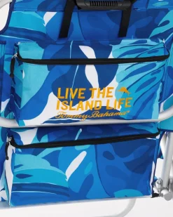 Tommy Bahama Outdoor Chairs|Beach Chairs<Blue Monstera Deluxe Backpack Beach Chair