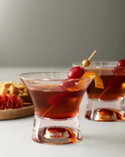 Tommy Bahama Drinkware & Bar<Crystal Manhattan Glasses